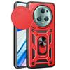 For Honor Magic5 Pro Case with Slide Camera Lid PC+TPU Kickstand Phone Cover