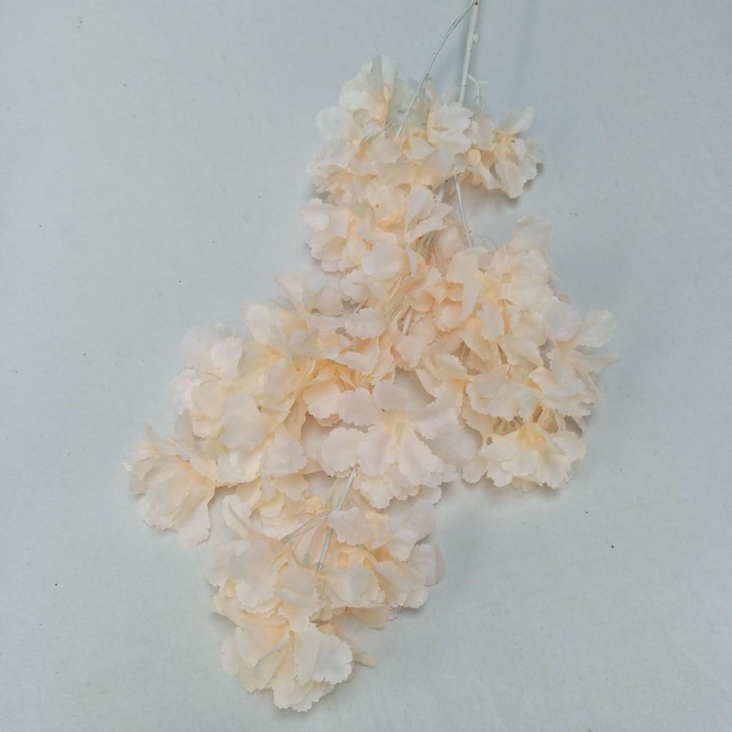 Silk Cherry Blossom Garland With Snow Finish For Party And Photography Backgrounds