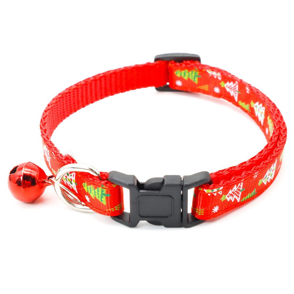 Christmas Pet Collars for Small Dogs Cat  Adjustable Safety Buckle Necklace Chihuahua Puppy Kittens Puppy Collar Pet Accessoires