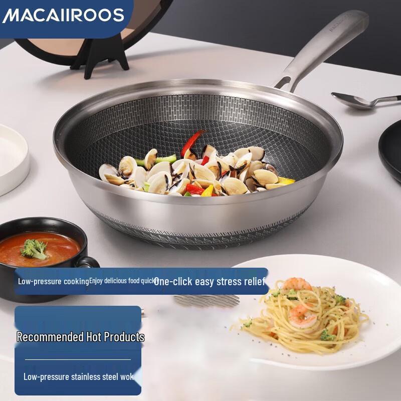 Maikaluo 316 Stainless Steel Non-stick Micro-Pressure Wok