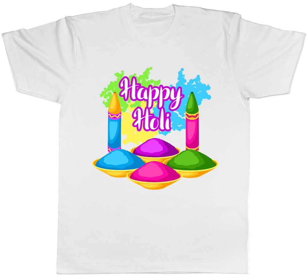 Festival of Colours Happy Holi Unisexs TShirt Tee S