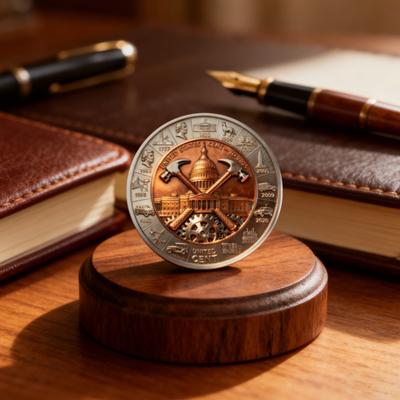 Final Cent Memorial Coin (1909-2025) Last Penny Tribute Token Historical Commemorative Coin Vintage-Style Penny Era Keepsake for Collectors History