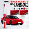 OPRTAMG Hot Purpose Vehicle For Tesla Model 3 Car Scratch Paint Pen Deep Scratch Repair Removal White Black Red Silver Blue Grey