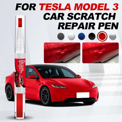 OPRTAMG Hot Purpose Vehicle For Tesla Model 3 Car Scratch Paint Pen Deep Scratch Repair Removal White Black Red Silver Blue Grey