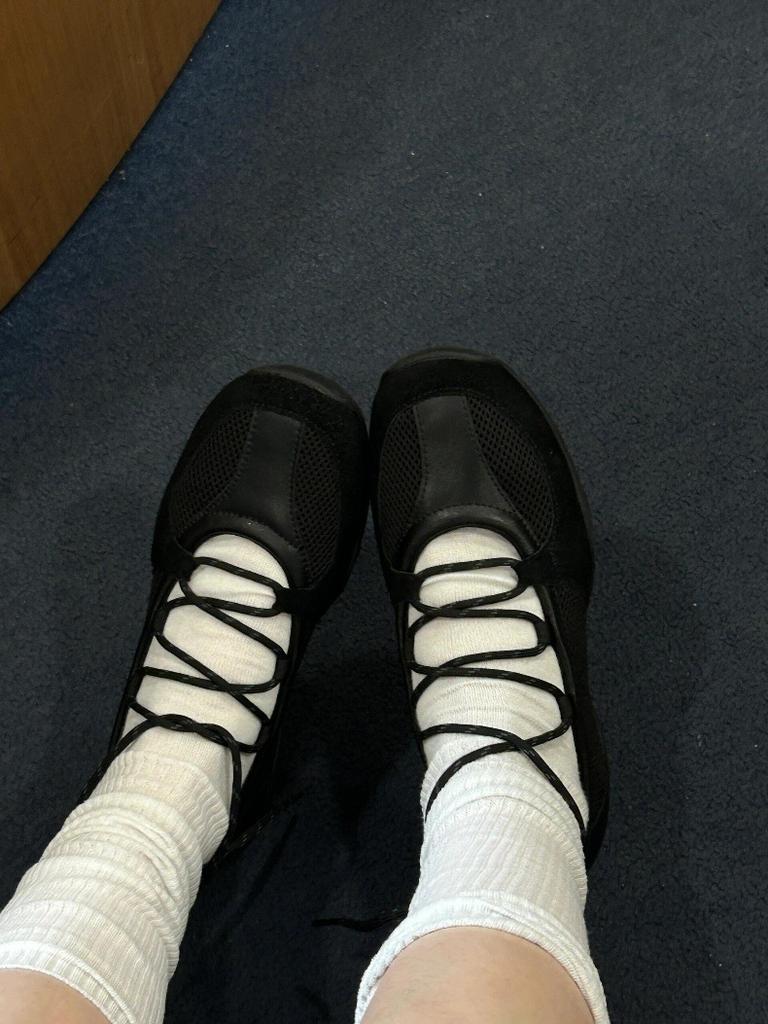 Sheepskin Version~ Korean Leather Strap Platform Ballet Shoes Women's Ballet Muffin Mary Jane Single Shoes Small Leather Shoes