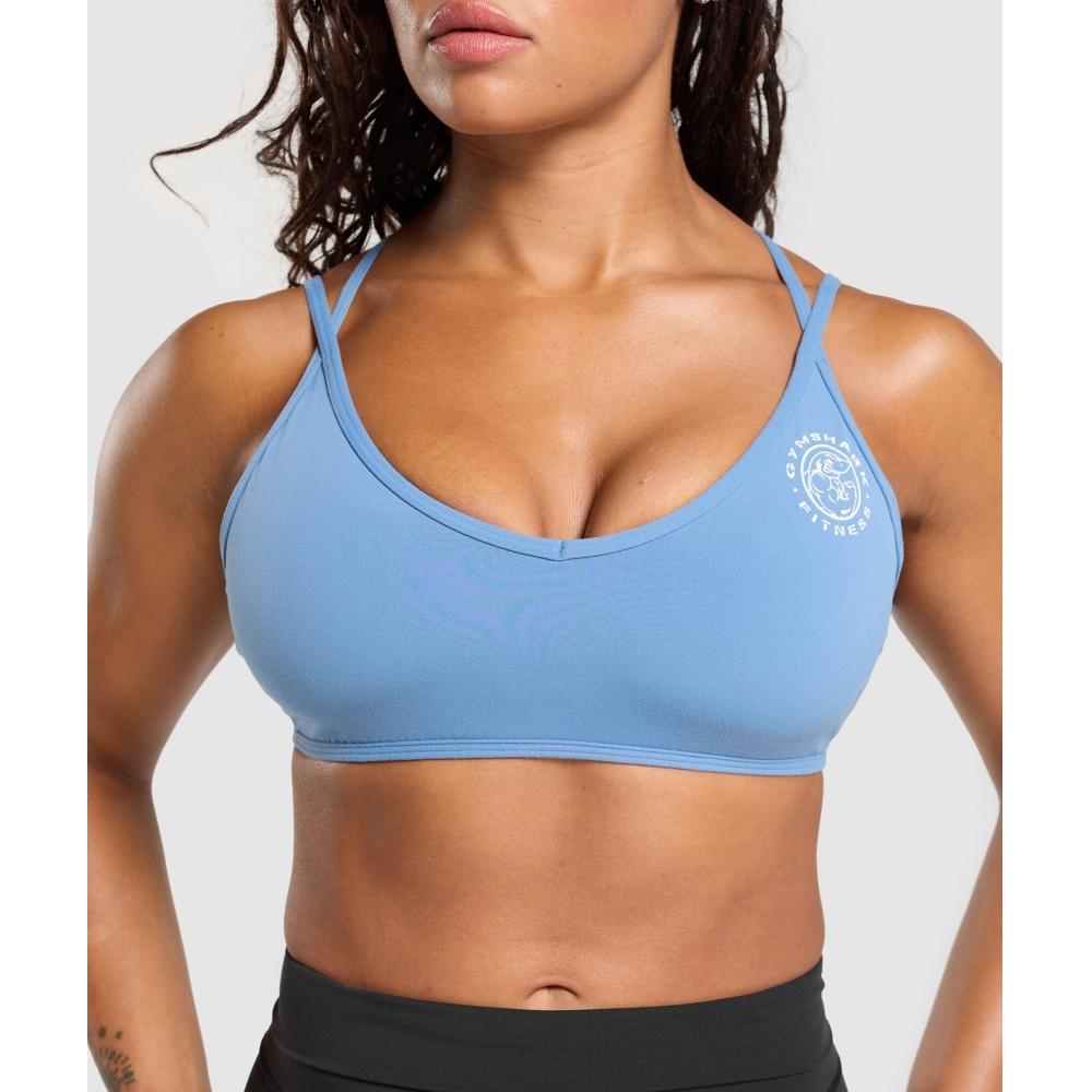 Gymshark Legacy Bra Classic Blue B1c6u Udbr
