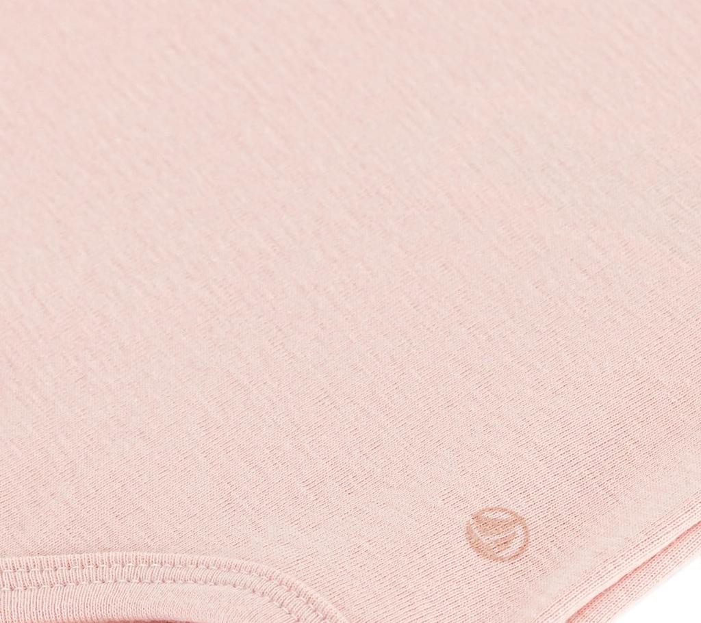 Collared Short Sleeve Body A0A0R Light Pink 24 Months 86cm [Petit Bateau]