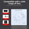 5-Level Speed Controller Switches Modern Wall Controller Panel 86 Type Adjuster