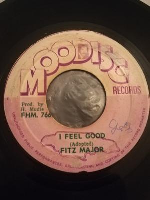 7-Zoll-Schallplatte FITZ MAJOR I Feel Good Our Country Needs Lov FHM7660 Moodisc Records 1972 Jamaika Reggae Ska Dub Gebraucht