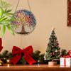 Acrylic Multicolor Tree of Life Suncatcher, Stained Glass Effect Window Hanging Ornament for Nature & Tree Lover Gifts