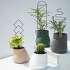2x Black Small Metal Trellis For Pots Sturdy Support For Indoor Climbing Plants Indoor Plant Support