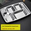 Youxia 304 Stainless Steel Divided Food Tray