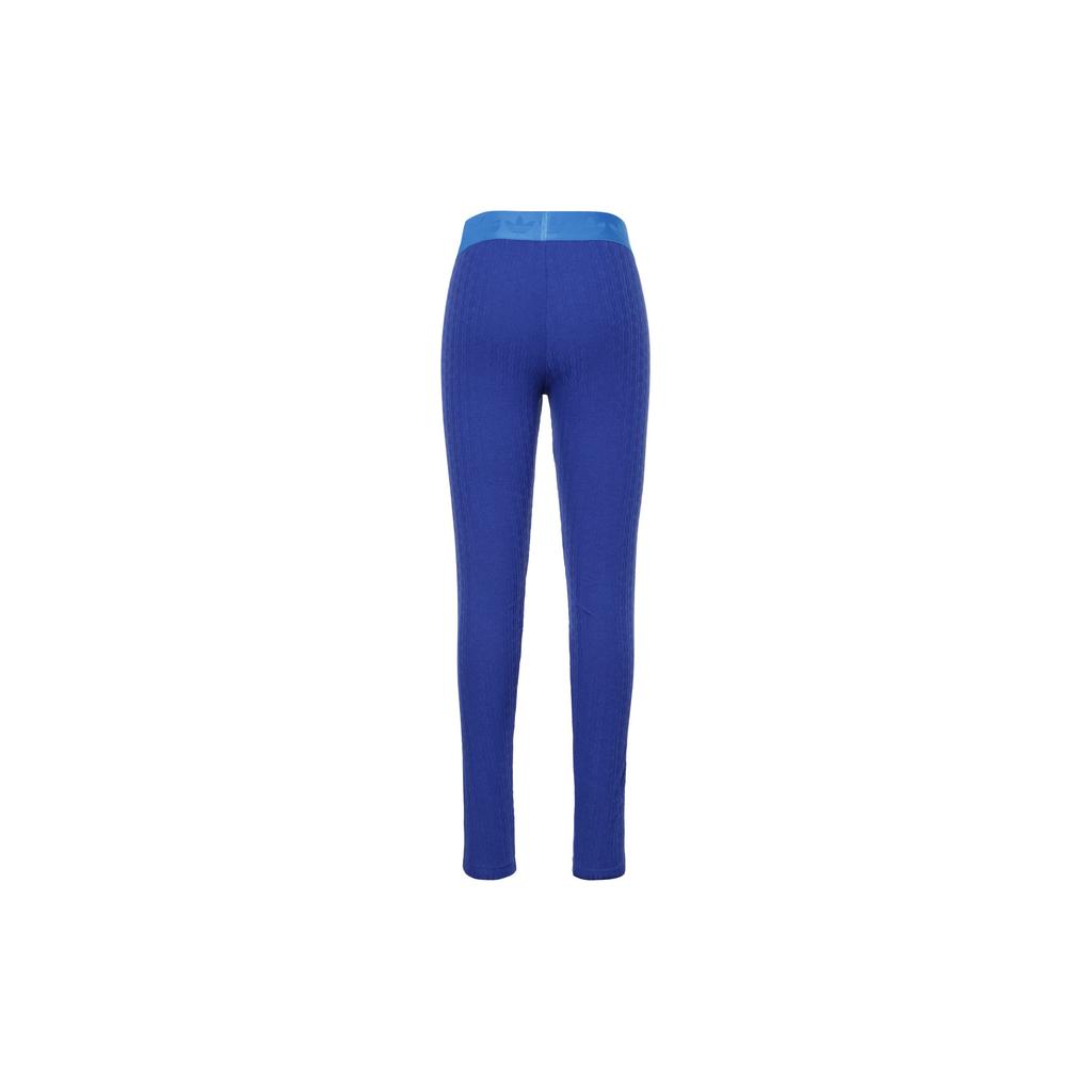 Adidas Originals Adicolor 70er Vintage Serie Slim Lange Sporthose Mit Einfarbigem Logo Streifendruck Damen Unterteile Blau IK7849