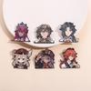 Cartoon Game Characters Enamel Pins Custom Cool Boy And Girl Brooches Lapel Badges Gothic Jewelry Gift for Kids Friends
