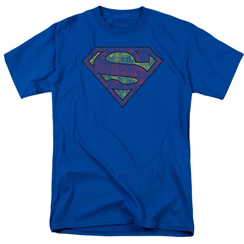 Superman  Tattered Shield  T-Shirt - to 5X 4XL