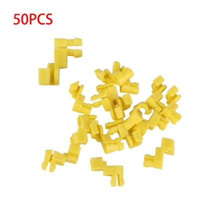 50 Stück gelbe Nylon-Autotürverriegelungsstangen-Clip-Halterung für 69293-12040