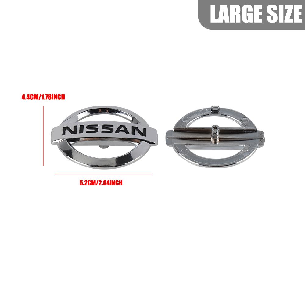 1Pc ABS Car Steering Wheel Logo Emblem Cover Sticker For Nissan Qashqai Patrol X-Trail Juke MICRA Altima Tiida Versa Leaf Serena