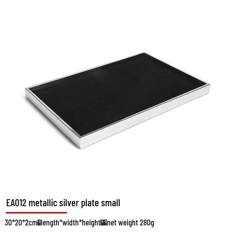 

Бархатный антикварный металлический поднос для демонстрации ювелирных изделий для колец и ожерелий