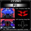 For Yamaha R1 YZF-R1 Headlight Film Tail Light Smoked Black Protection Film Rearview Mirror Rainproof Film Accessories