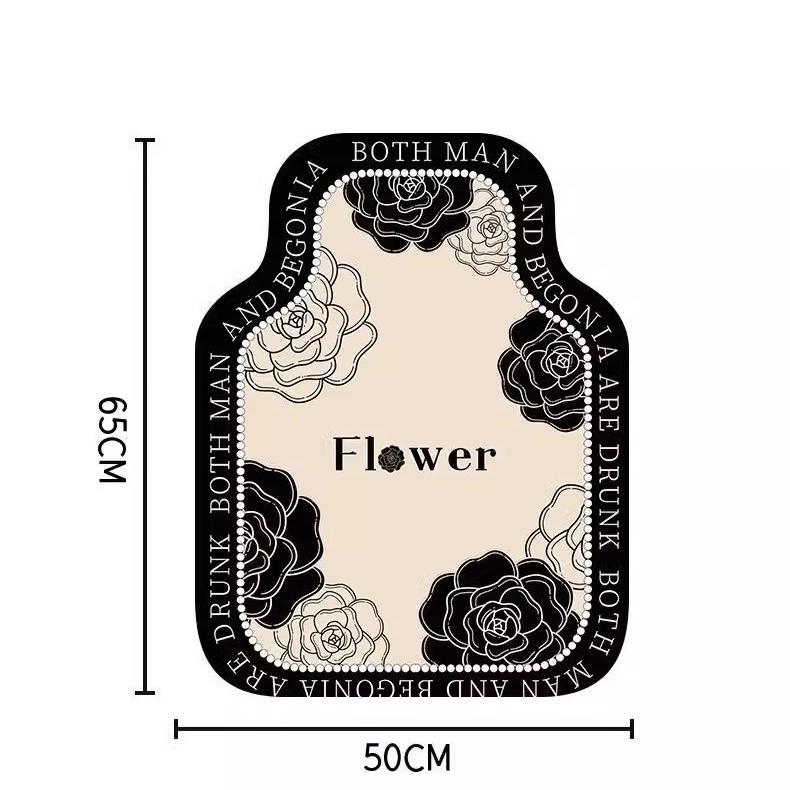 Car Mats Waterproof Quick Dry Diatom Mud Floor Mats 3 Piece Set Non Slip Easy Clean Automotive Foot Pads For Interior Decoration