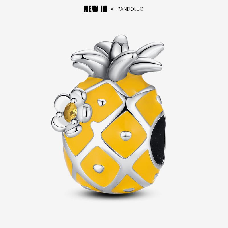Brand Latest Arrival Yellow Series Animal Shape Charm Bead Component Bead Components Compatible With Pandach Authentic Original Bracelet High Quality