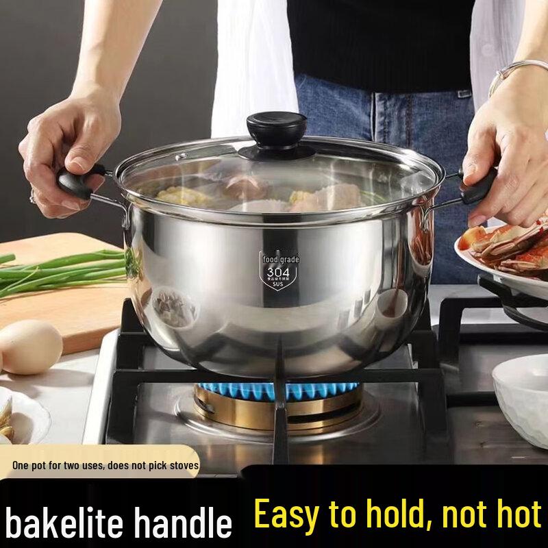 Wutuo Thickened Double-Handle Soup Pot