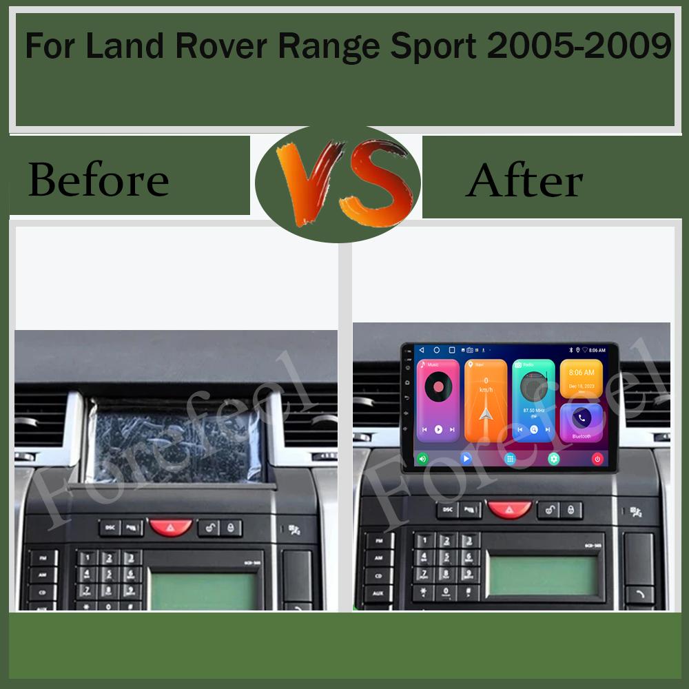 Android  Auto For Land Rover Range Sport 2005 - 2013 GPS Navigation Car Radio GPS Multimedia Player QLED 5G WIFI BT No 2 din DVD