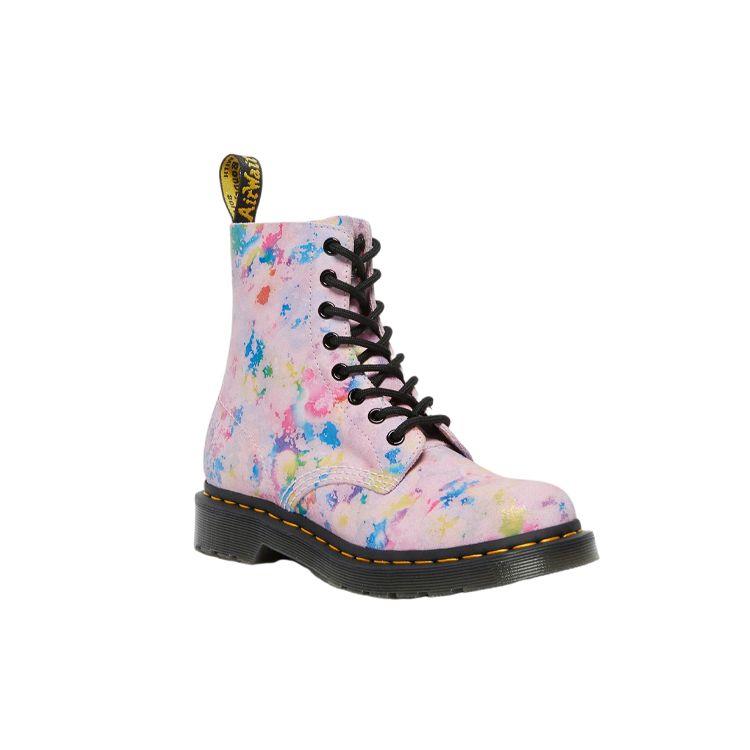 Dr. Martens 1460 Suede Round Toe Lace-Up Short Boots Women Boots Pink 27245650