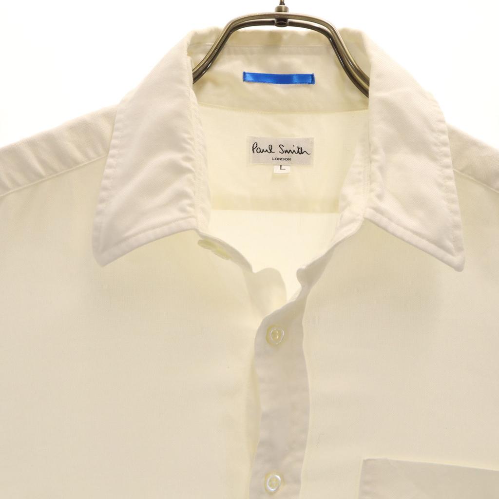 Paul Smith LONDON Made In Japan Long Sleeve Cotton Shirt L White Men's Used