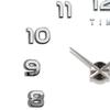 3D Number Large Wall Clock Silent Simple Fashionable Decorative Numeral Wall Clock for Living Room
