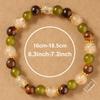 Festive Gifts Tiger Eye Green Aventurine Rutilated Quartz Beaded Bracelet Natural Fashion Jewelry For Men Women Daily Wear Gift