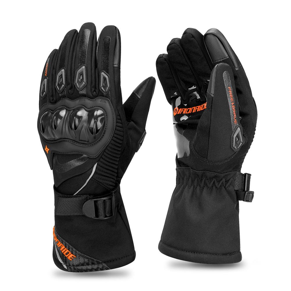 Motorcycle Gloves Winter Warm Windproof Outdoor Motorbike Riding Gloves Touch Screen Motocross Full Finger Racing Gloves M-2XL