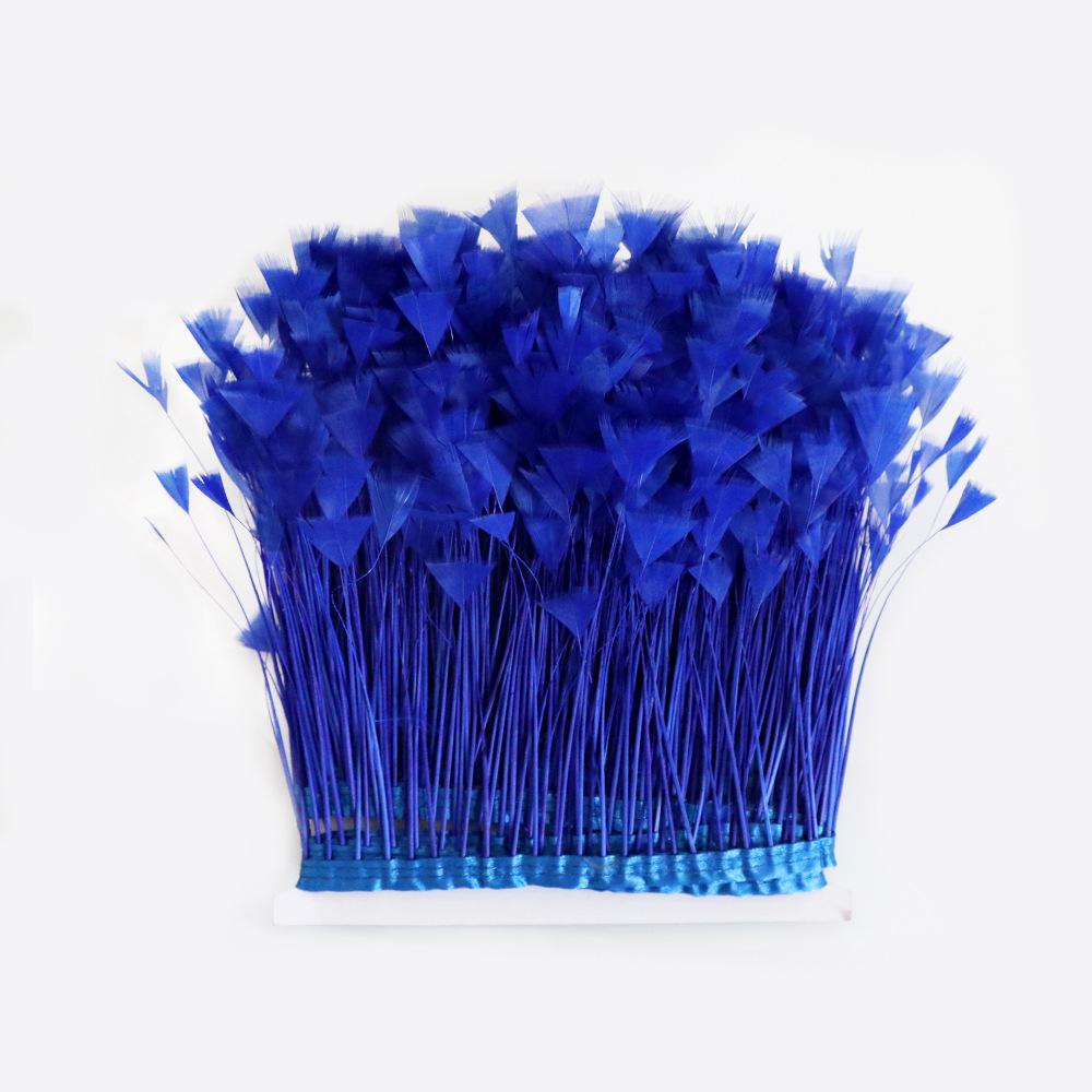 Turkey Feather Butterfly Flower Cloth Edge 10-15Cm Dress Decorative Material Latin Dance Skirt Cloth Belt Clothing Accessories