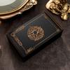 Push Pull Tarot Cards Storage Box Wood Tarot Card Storage Case Portable Card Container Astrologys Trinkets Box Enduring