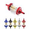 Car Modified Aluminum Alloy Sheel Copper Core Oil Filter Fit for Dirt Pit Bike Gasline Fuel Filter With Copper Core Universal