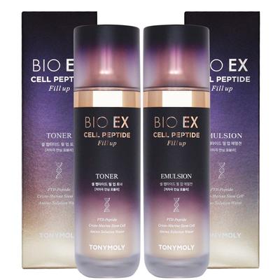 Tony Moly Bio EX Cell Peptide 2-piece Set (toner 130ml + Emulsion 130ml), 1 Set