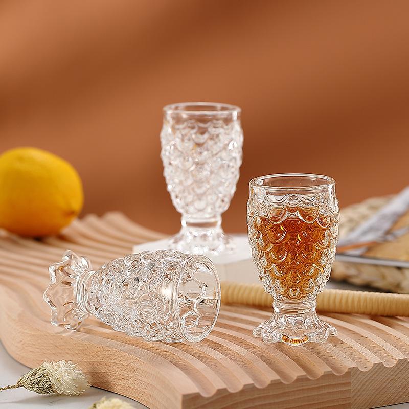 30ml/235ml Mermaid Shaped Wine Glass Fish Tail Cocktail Glass High End Transparent Drinking Glasses Elegant Champagne Cup Gifts