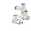 M3 M5 M6 1/8" 1/4" 3/8" 1/2" BSP Male 4-16mm AS1201F AS1211F Flow Speed Control Valve Self-Locking  Pnuemaitc Air Hose Fittings
