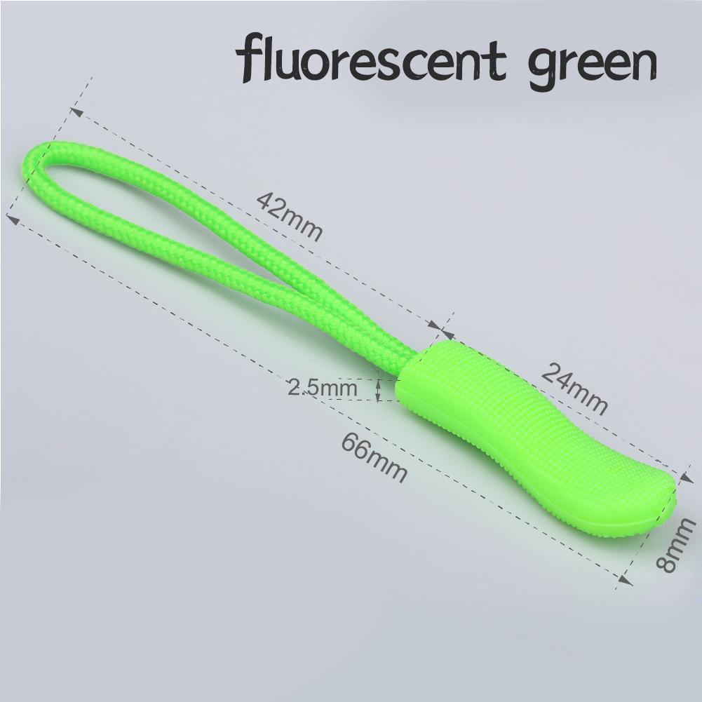 150/100/50/20/10pcs TPU Plastic Puller Injection Zipper Rope Luggage Zipper Pull Handle Pull Tail Zipper Pull Rope