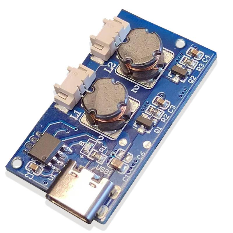 1 Set Dual Spray Electrified Direct Spray No Switch Ultrasonic Atomizer Humidifier Module Type C Dc5V Single Module