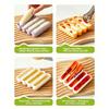 Flexible Silicone Ice Molds 4 Grids Ice Cubes Tray with Lid Suitable For Chilling Beverages And Parties