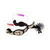1Pc Antique Men'S Spur With Electroplated Alloy Gears