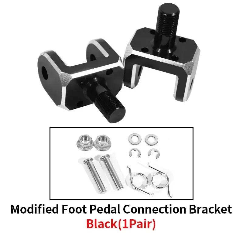 For SURRON Light Bee X Foot Pedal Connection Bracket Dirtbike Off-road E-bike for Surron TALARIA Modified Motorcycle Accessories Black 1Pair