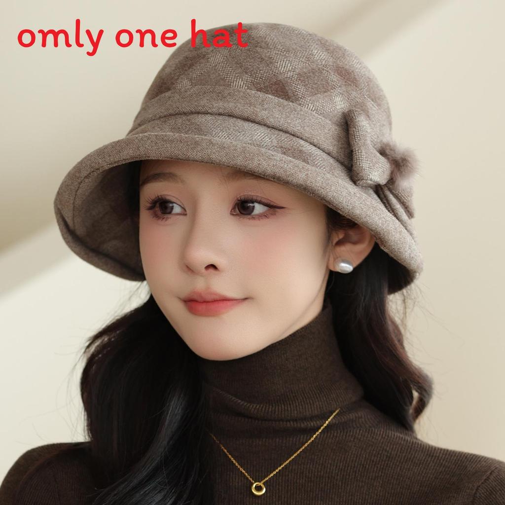 

Женская теплая шерстяная беретка с широкими полями и защитой от солнца для повседневных зимних нарядов Khaki