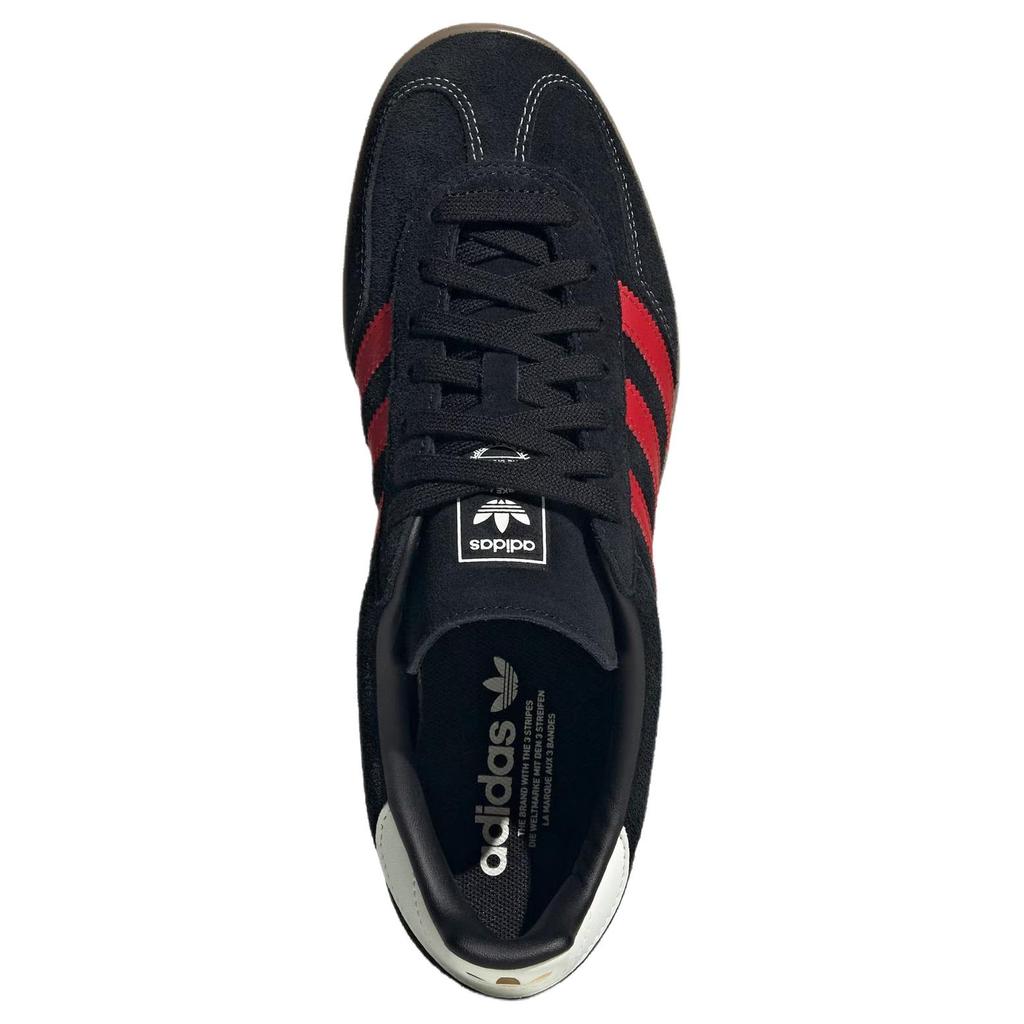 Gazelle Adidas Originals Indoor 'Core Black Better Scarlet Gum' IH9653