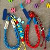 1pc personalized custom colorful acrylic letter keychain, star pendant, bag/mobile phone charm, Valentine's Day/Christmas gift