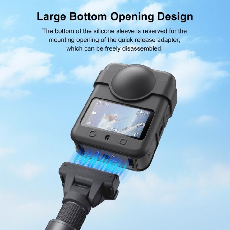 Silicone Protective Case for 360 Panoramic Sports Camera Dustproof Protective Cover Lens Cover Protective Sleeve