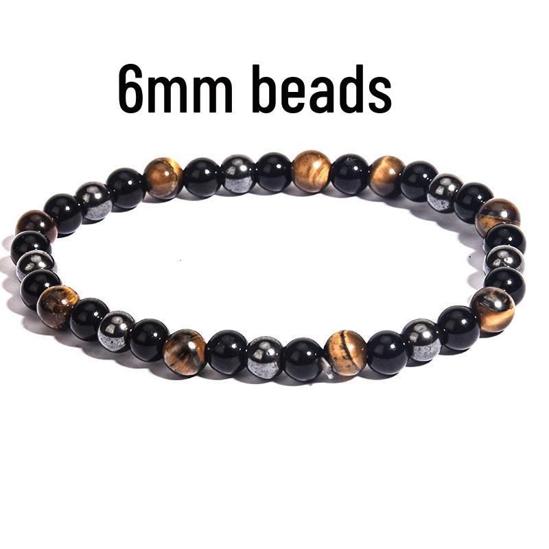 Neues Tigerauge & Obsidian Hämatit Yoga Energie Armband, Europäisch-Amerikanischer Stil