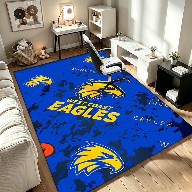West Coast Eagles A Rug Suitable for Office Chair Areas Living Rooms and Computer Desks Perfect for Home Offices and an Ideal Holiday Gift