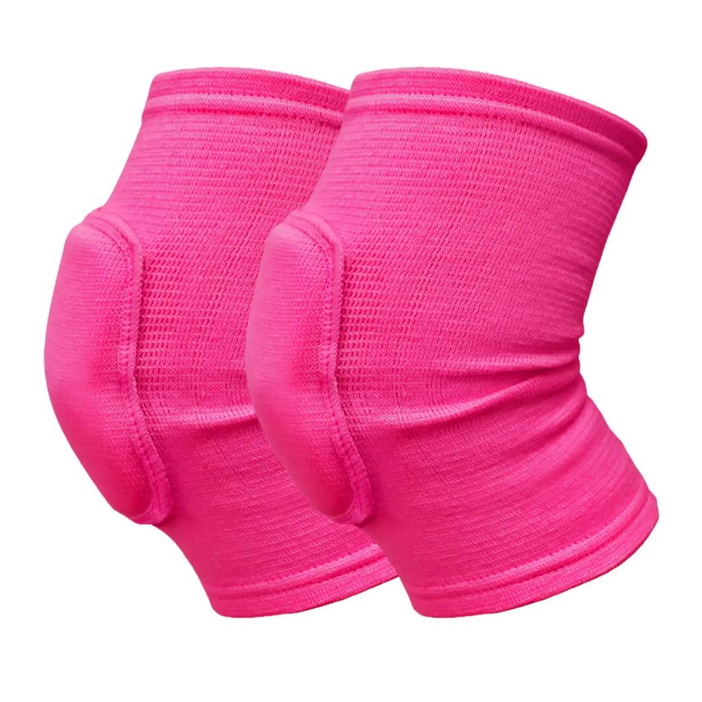 2Pcs Sports Compression Knee Pads Elastic Knee Protector Thickened Sponge Knee Brace Support For Dancing Workout Training